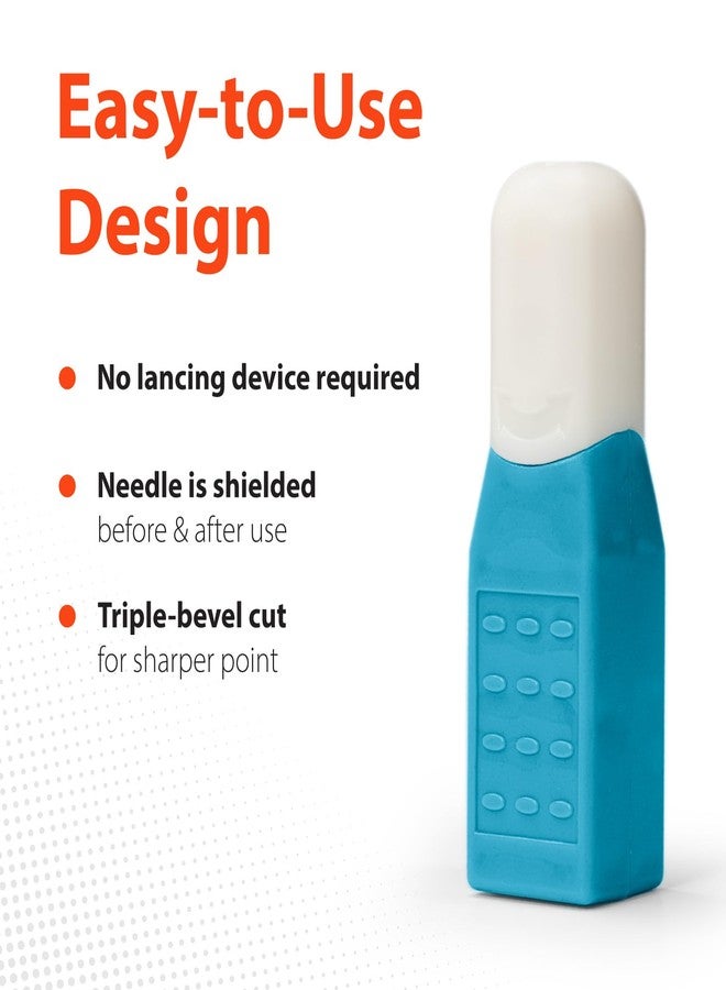 Easy Touch Pressure-Activated Safety Lancets, 30 Gauge (100ct) - Image 2